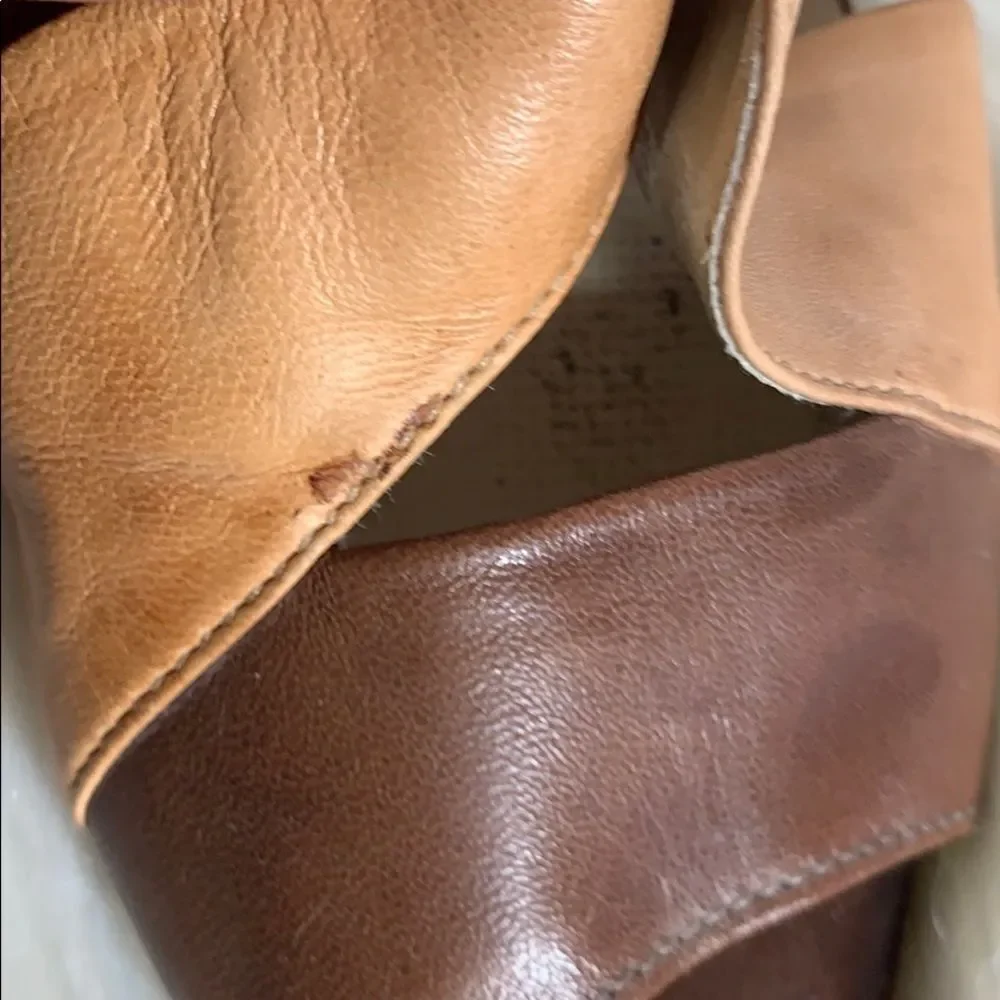 Pierre Cardin Tanrown Leather‎ Sandals Sz 37/7